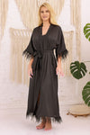 Long bathrobe model 218886 Kalimo