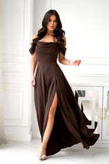  Long dress model 219706 Bicotone 