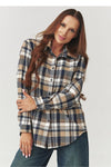 Long sleeve shirt model 219732 Makadamia 