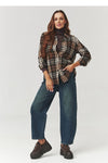  Long sleeve shirt model 219733 Makadamia 
