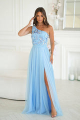  Long dress model 220092 Bicotone 