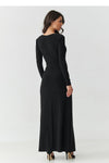  Long dress model 220425 Makadamia 