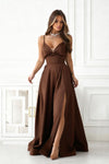  Long dress model 222064 Bicotone 