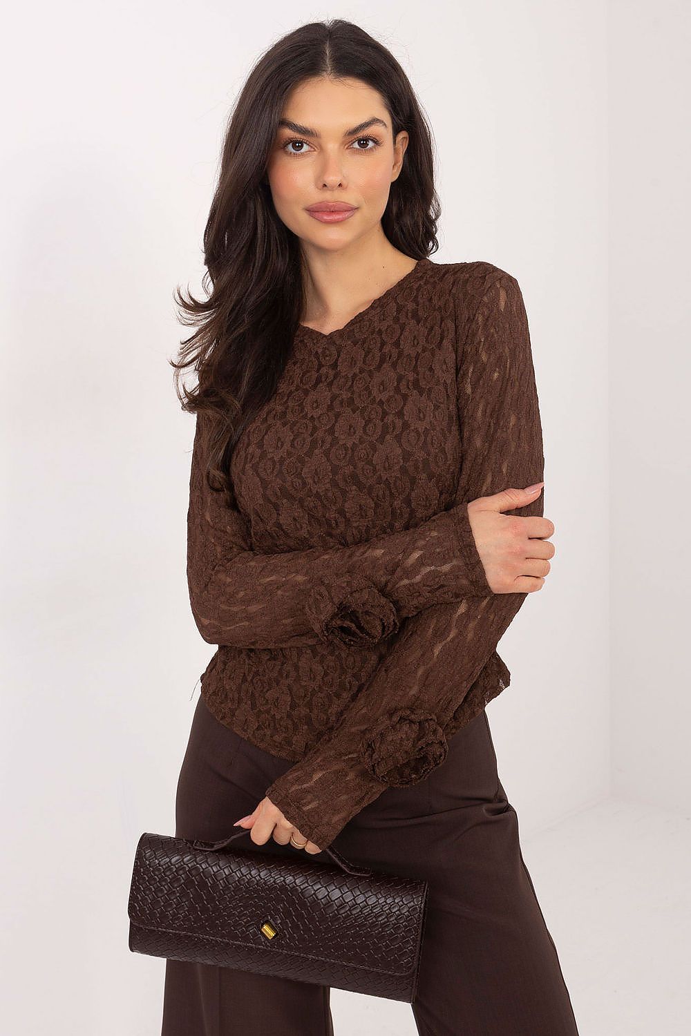 Lace blouse model 222451 Italy Moda