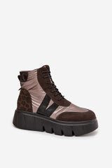 Platform boots model 222521 Step in style