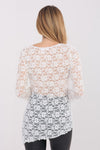  Lace blouse model 222814 Factory Price 