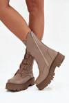 Platform boots model 222965 Step in style
