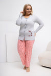  Plus Size Pajamas model 223305 Forever Pink 