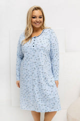  Plus Size Nightgown model 223308 Forever Pink 