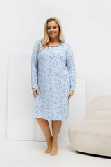  Plus Size Nightgown model 223308 Forever Pink 