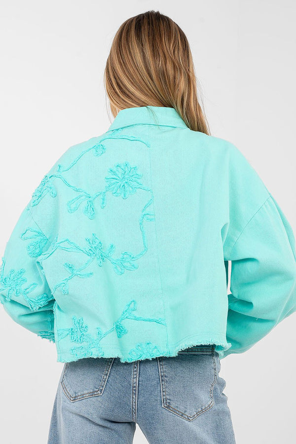  Denim jacket model 223790 Rue Paris 