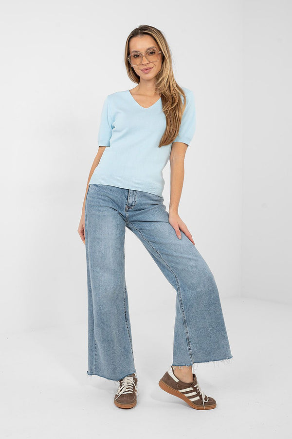  Short sleeve sweater model 223996 Factory Price 