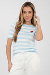 Short sleeve sweater model 224320 Factory Price