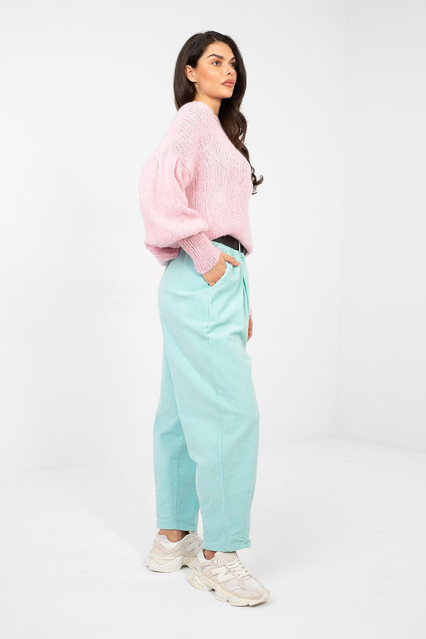corduroy trousers model 224385 Italy Moda