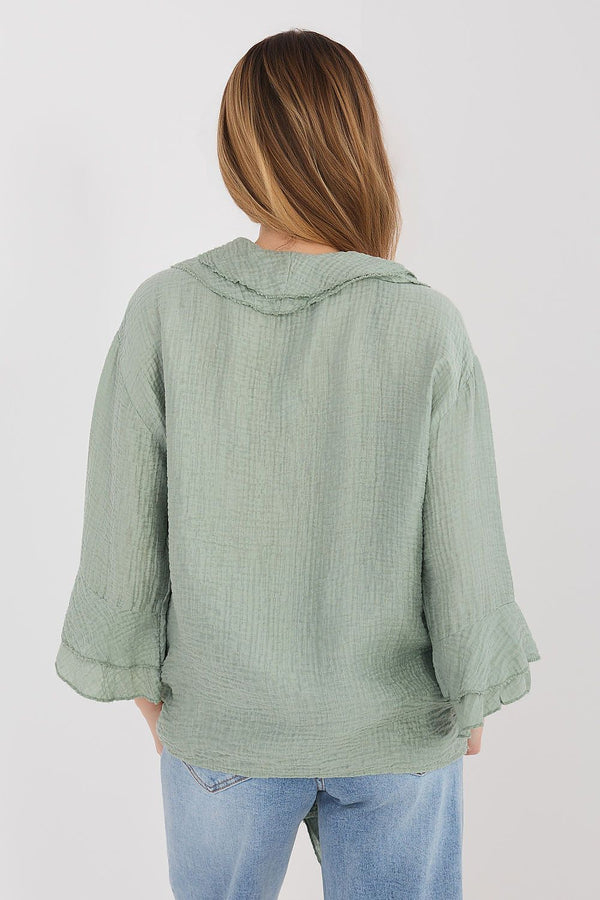 Long sleeve shirt model 225521 Italy Moda
