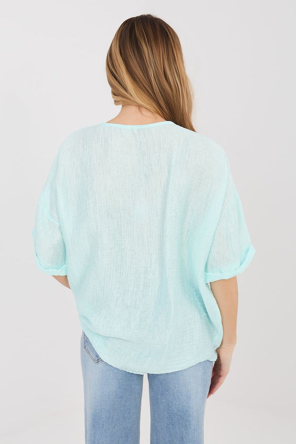 Short sleeve shirt model 225511 Italy Moda