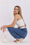 denim skirt model 228024 Factory Price