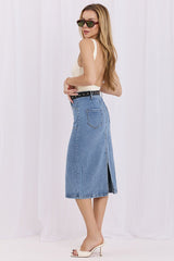 denim skirt model 228027 Factory Price