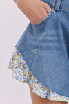 Denim shorts model 228032 Factory Price