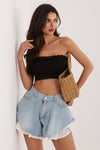Denim shorts model 228039 Factory Price