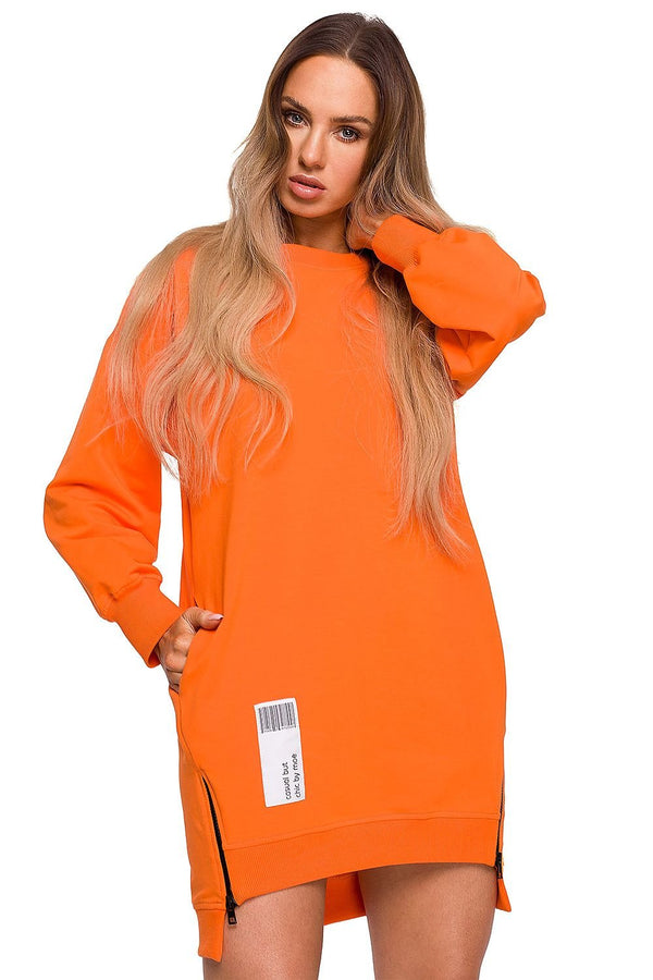 Dress Sukienka Model MOE676 Cukierkowy Róż -