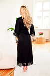Long bathrobe model 187013 Kalimo
